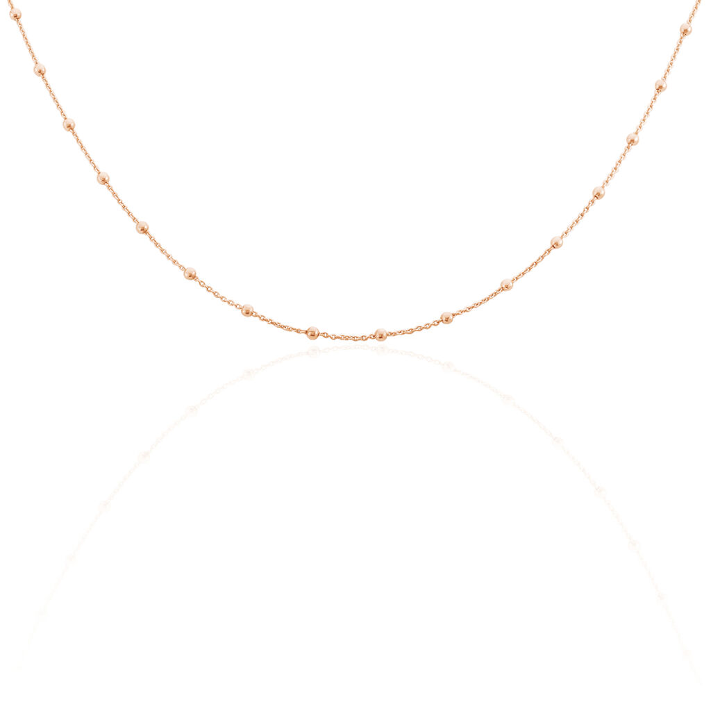 Collier Elea Argent Rose