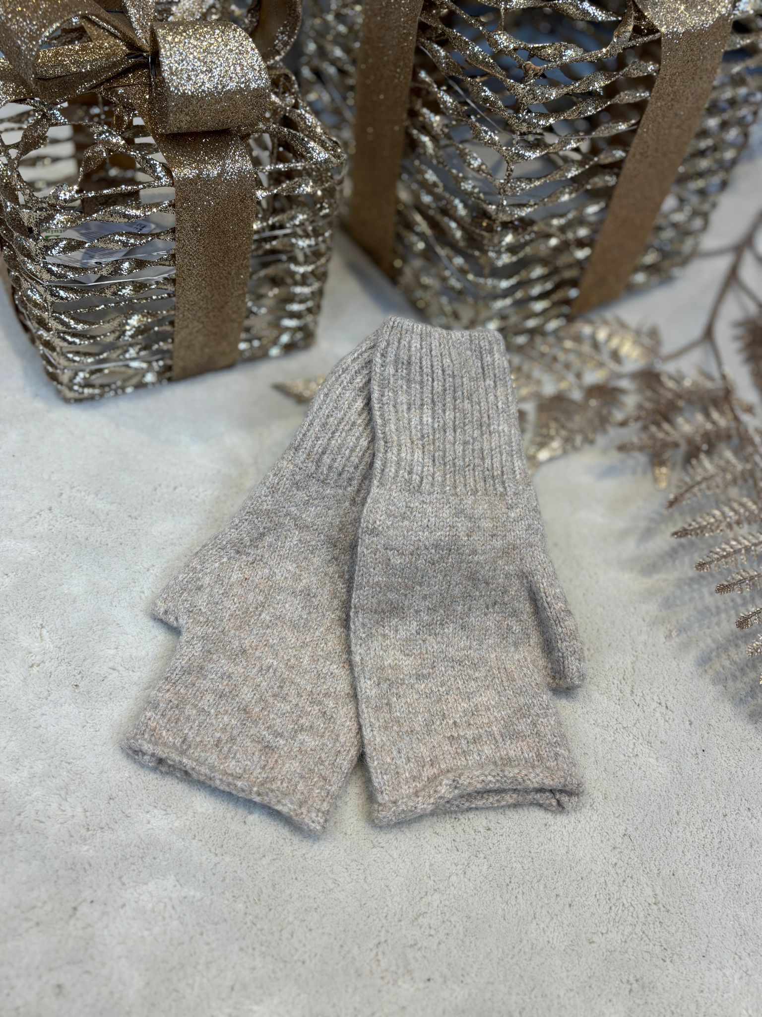 Vingerloze Wanten - Taupe