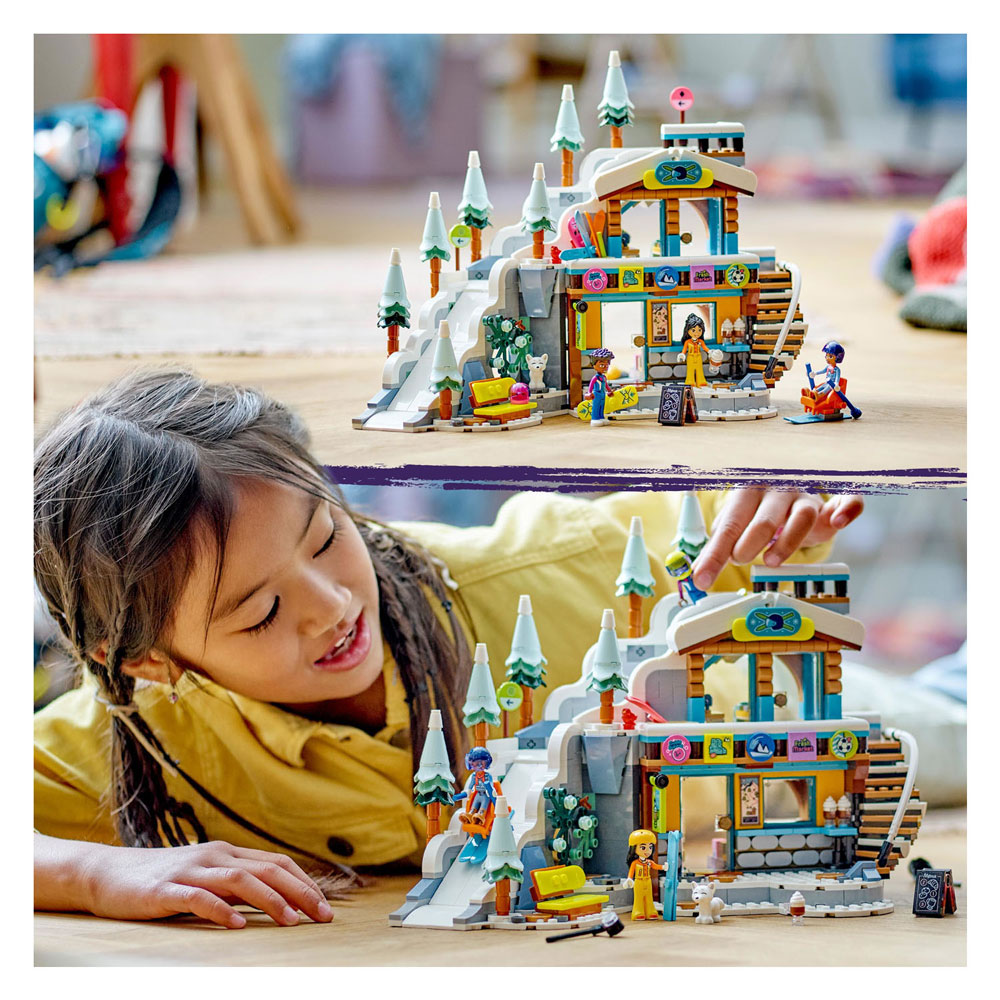 LEGO Friends 41756 Vakantie Skipiste en Cafe