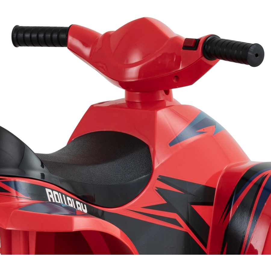 ROLLPLAY ATV Mini Quad Racing 6V red Kinderfahrzeug bis 2 kmh inkl. Ladegerät Rot Rot