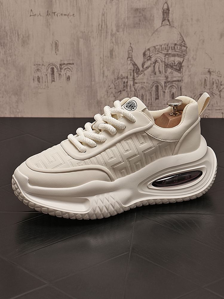 Mr Ozera - Veterschoenen met letters en platform