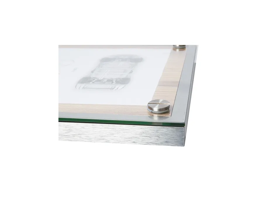 Securit® 1xA4 GLASS STAR informationsdisplay eg