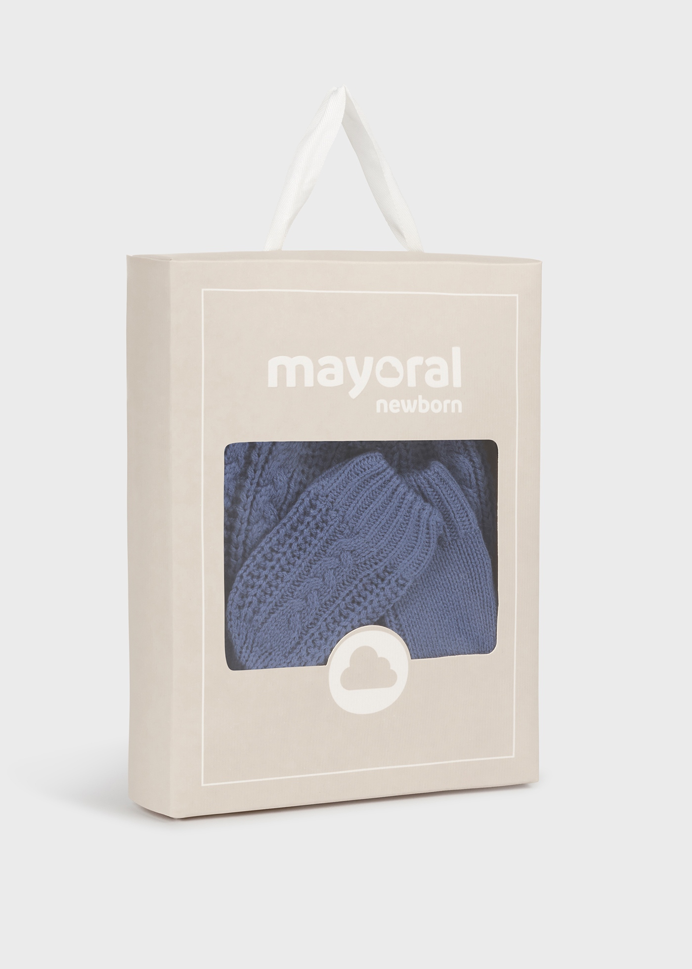 Conjunto de gorro e luvas para recém-nascido