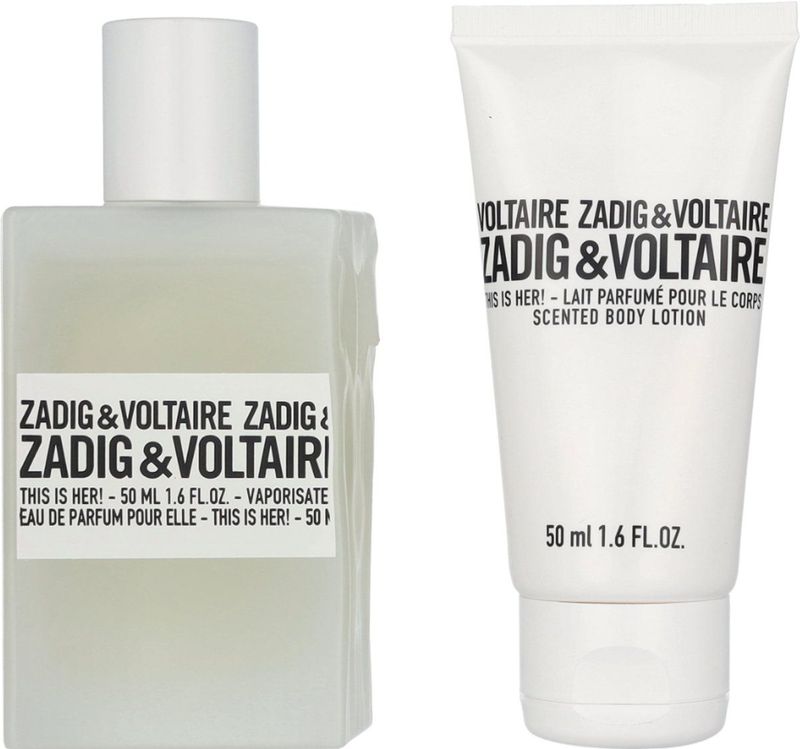 Zadig & Voltaire - This Is Her! - Giftset - 50ml Eau de Parfum en 50ml Body Lotion