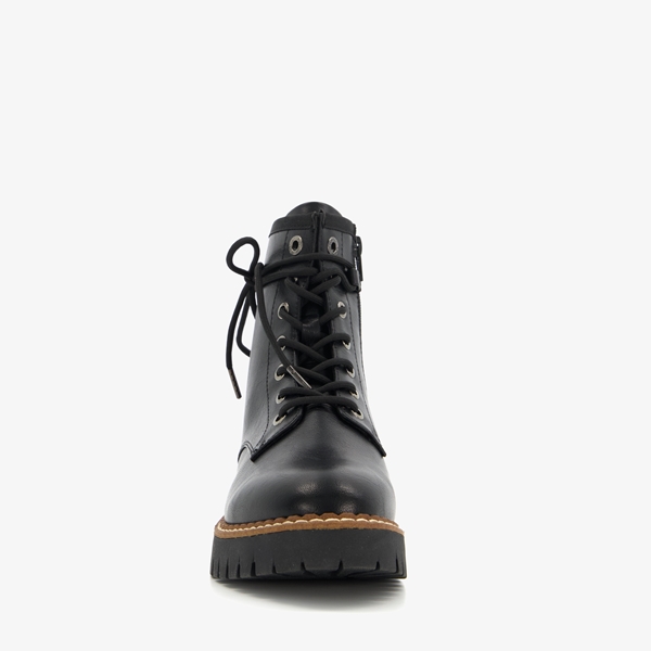s. Oliver dames veterboots zwart
