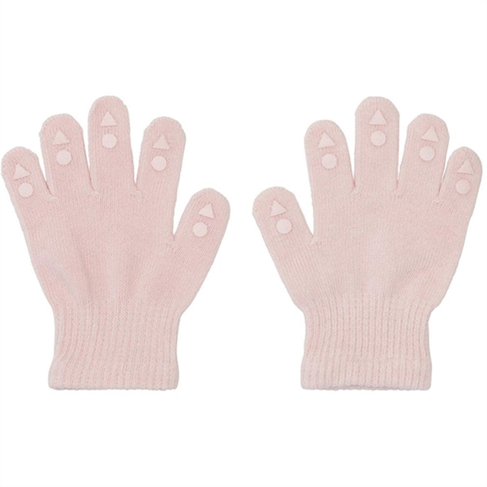 Grip Gloves Soft Pink - Gobabygo → Luksusbaby.dk