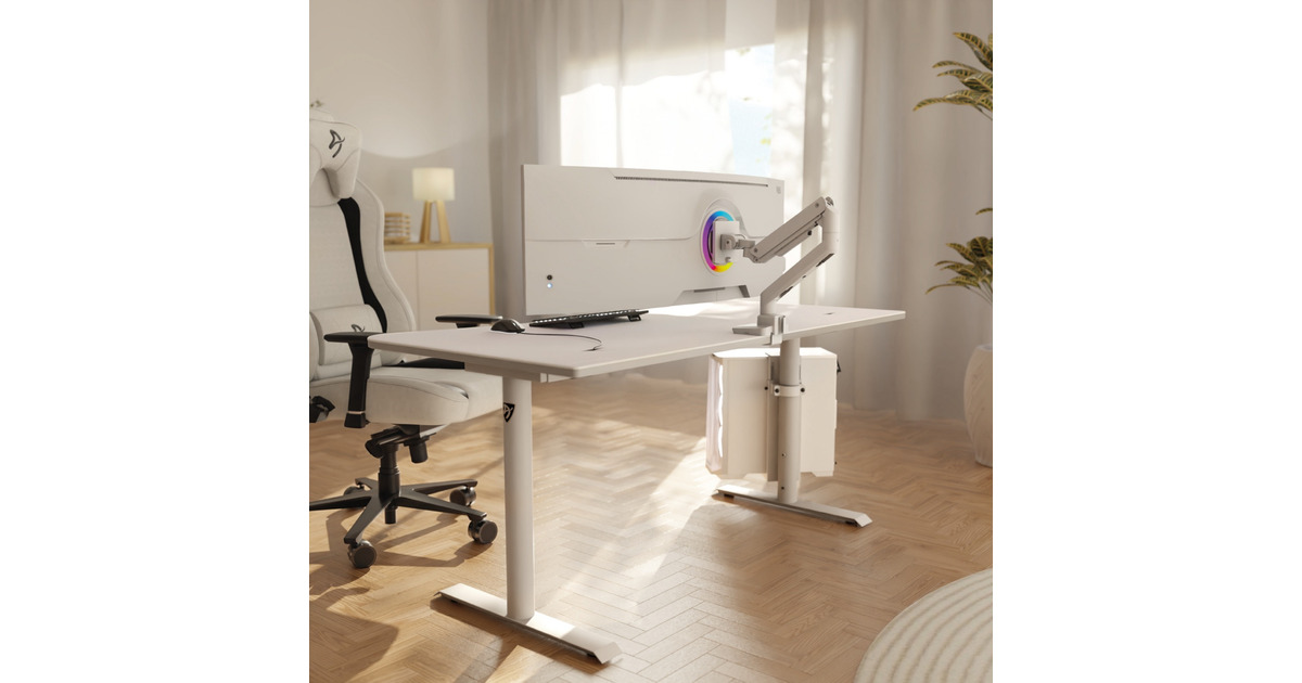 ArozziAlzare Neo Pro - Gas Spring Monitor Arm - White monitorarm  (Wit)