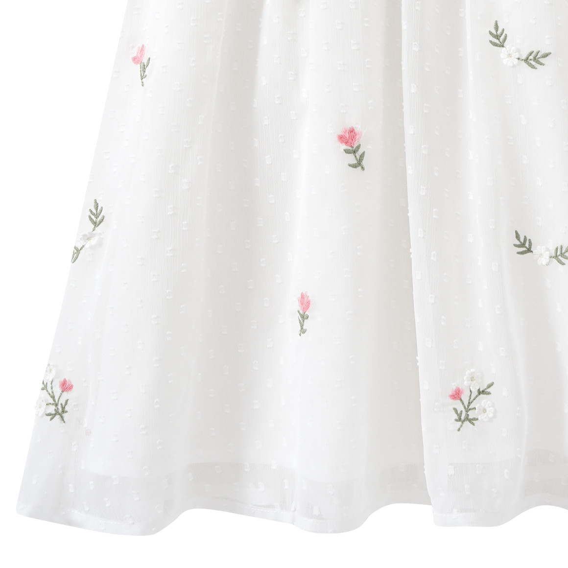 Topolino Mädchen Kleid festlich weiss