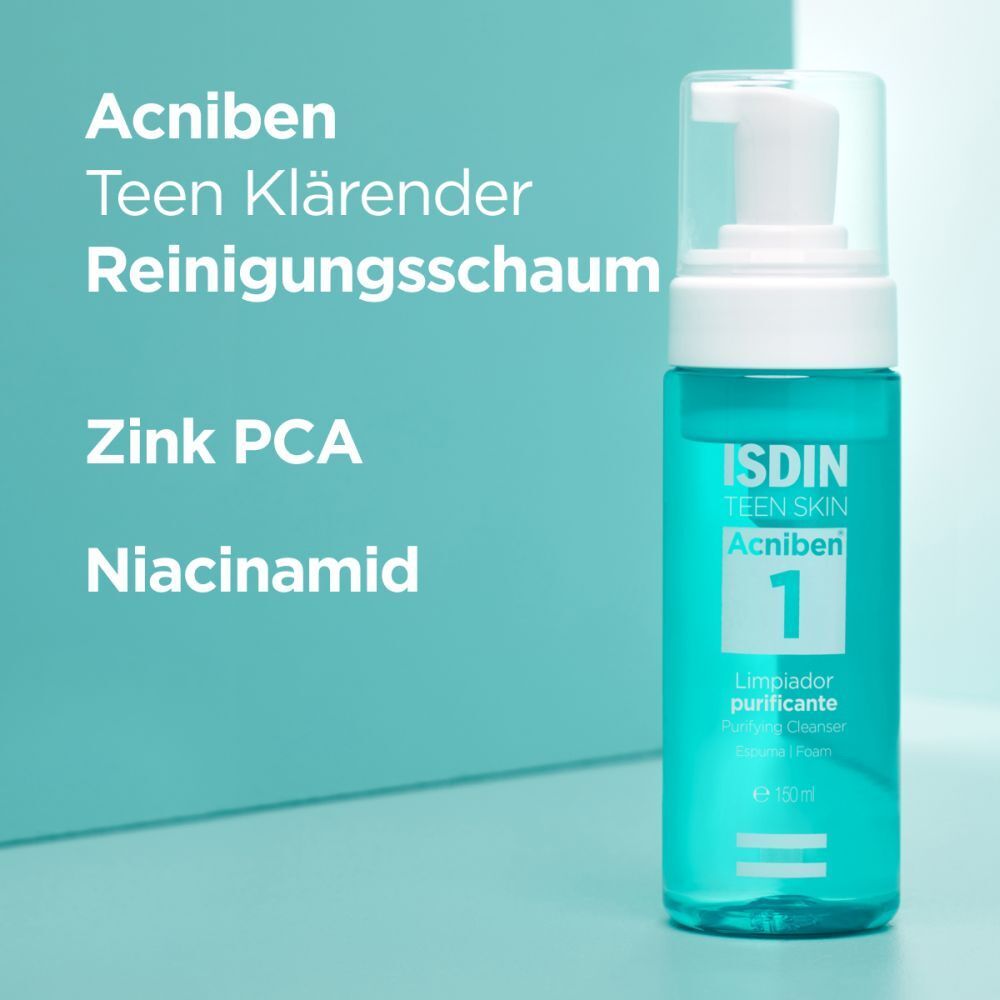 ISDIN ACNIBEN® klärender Reinigungsschaum gegen unreine Haut und Pickel
