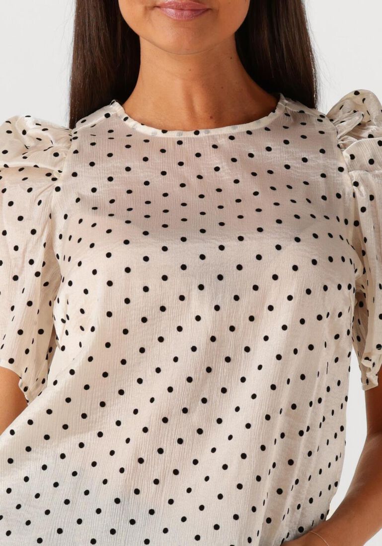 beige co'couture blouses dilan dot blouse
