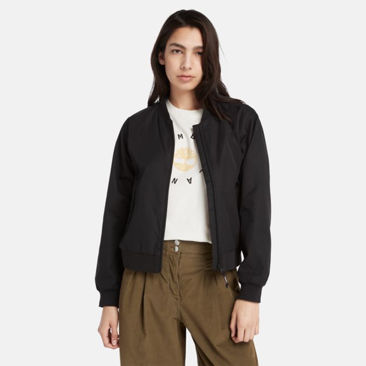 Jaqueta bomber feminina preta