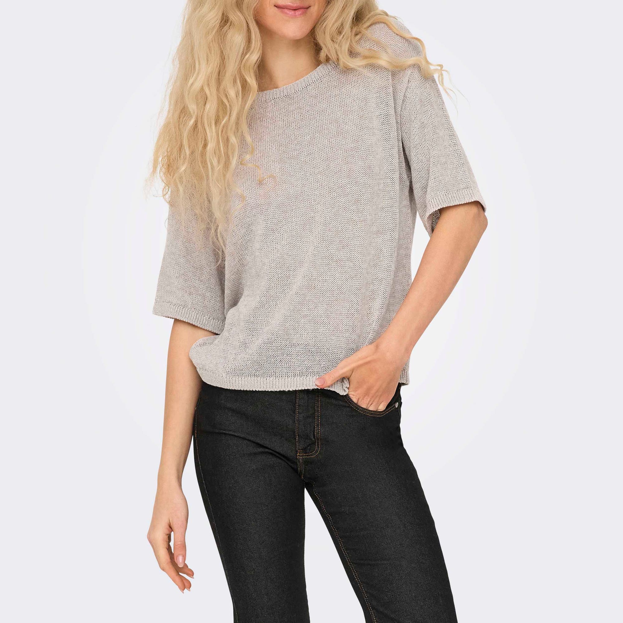 T-shirt Femme beige