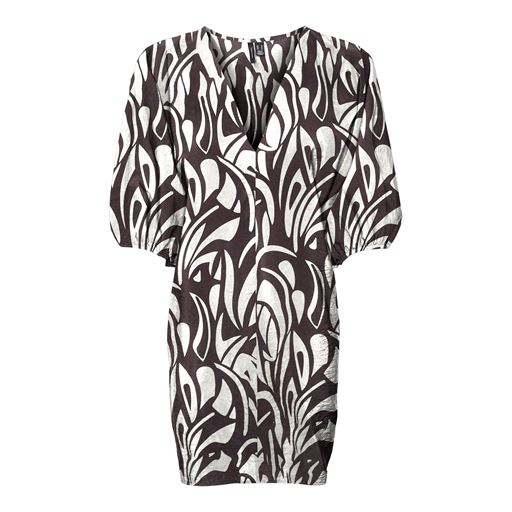 Vero Moda Lyum Kjole, Sort/Hvid, XL