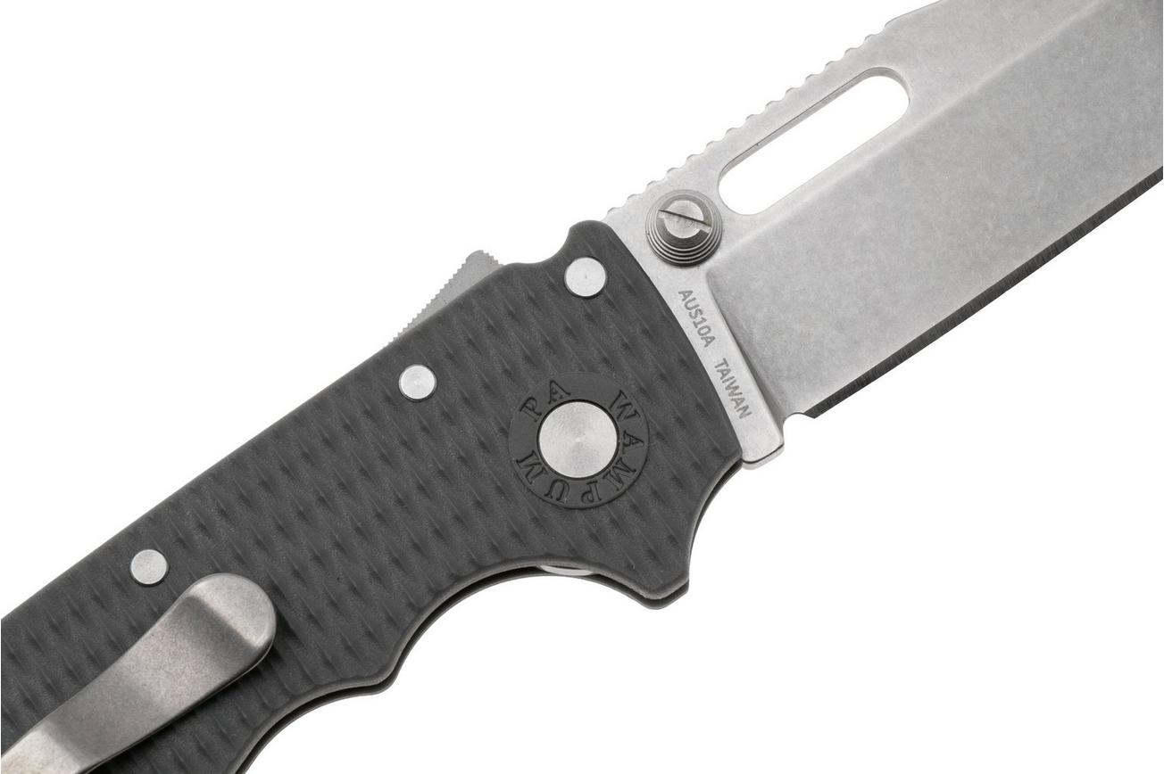 Demko AD20.5 Shark-Lock, Stonewashed AUS-10 Shark Foot, 205-10A-SFGRY, Grey Grivory zakmes