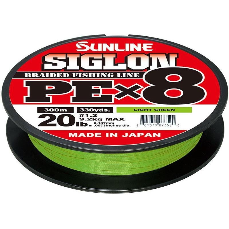 Tresse Sunline Siglon Braid Pe 8X Vert Clair - 300M