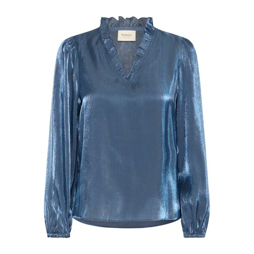Fransa Yolanda Bluse, Bluestone, S