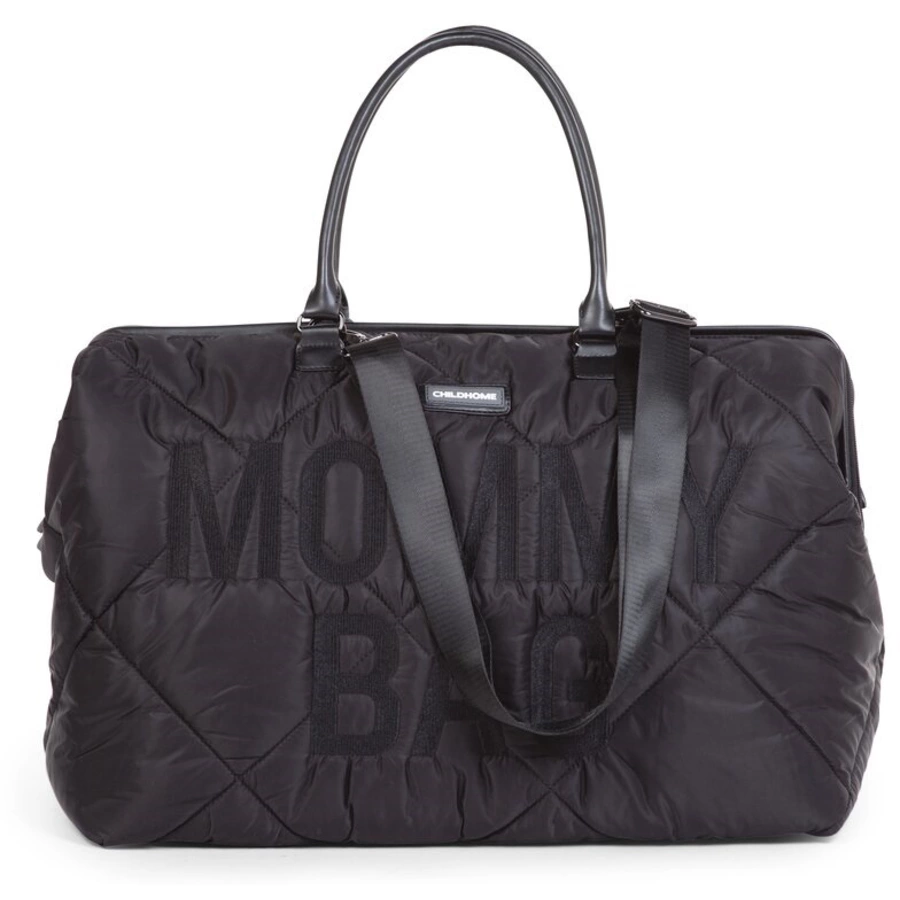 CHILDHOME Mommy Bag gesteppt schwarz