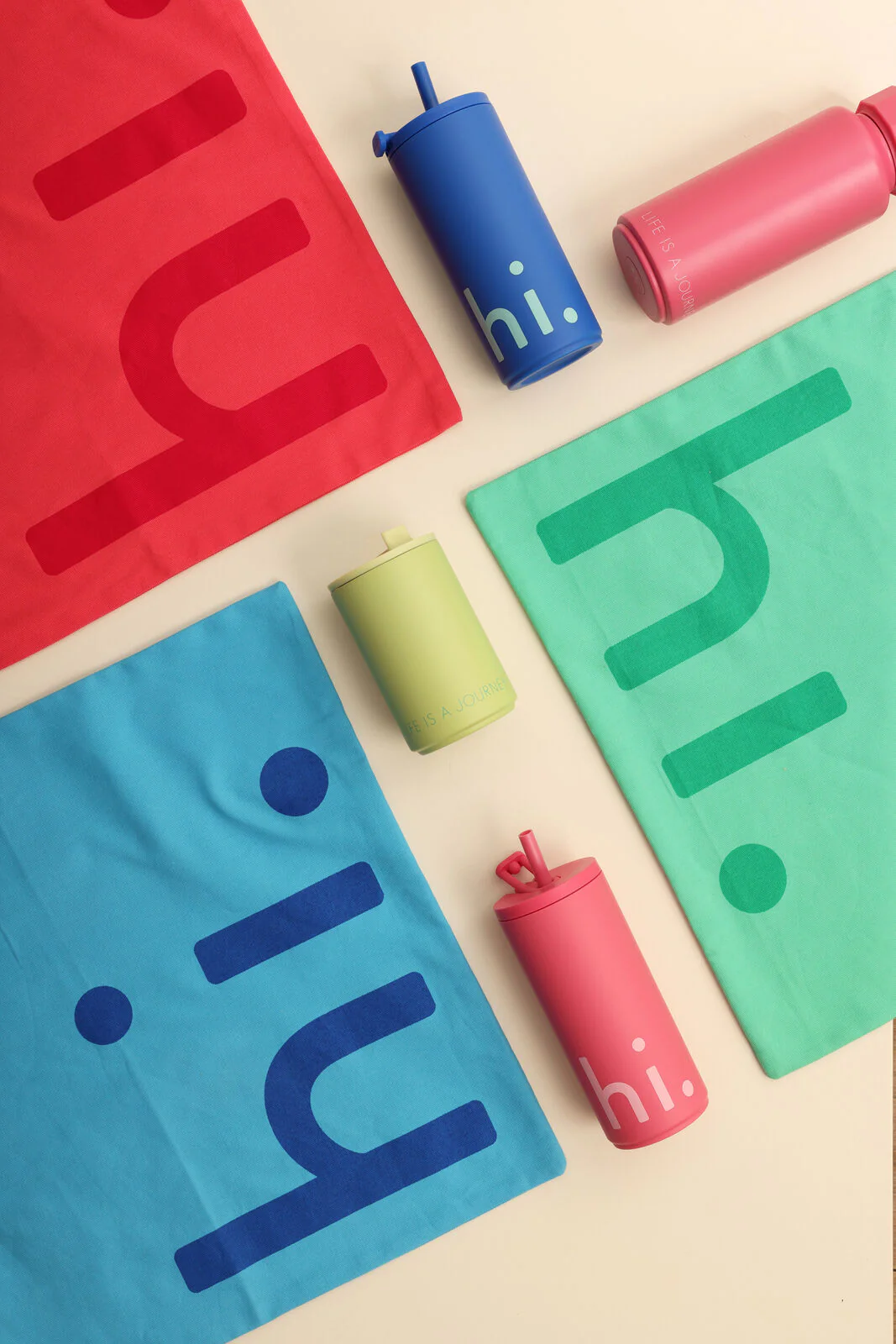 Design Letters  DL totebag - Pink