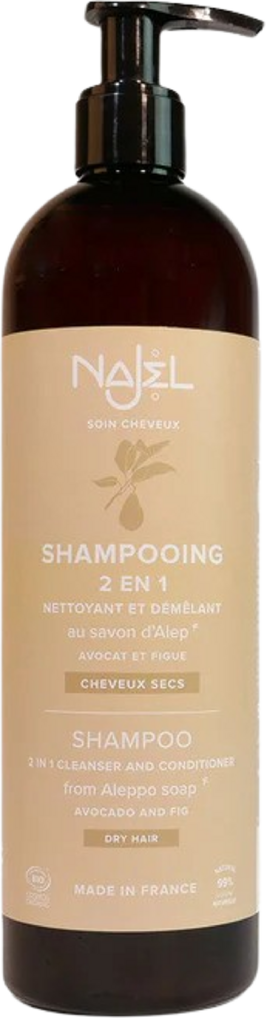 Najel  Aleppo-Seife Shampoo für trockenes Haar, 500 ml