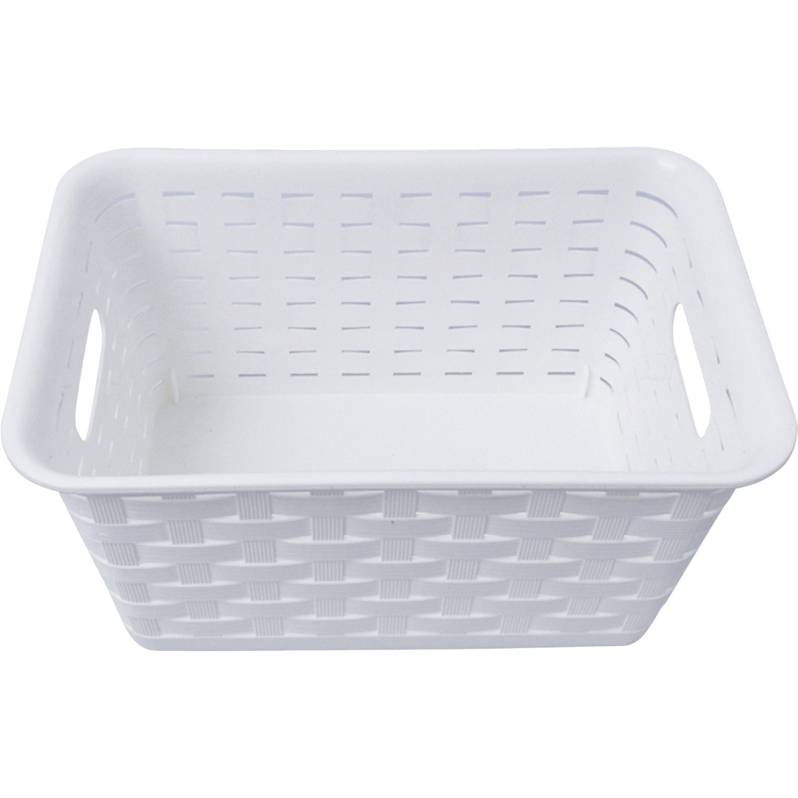 Aufbewahrungsbox weiss hoch 27 x 18 x 14 cm