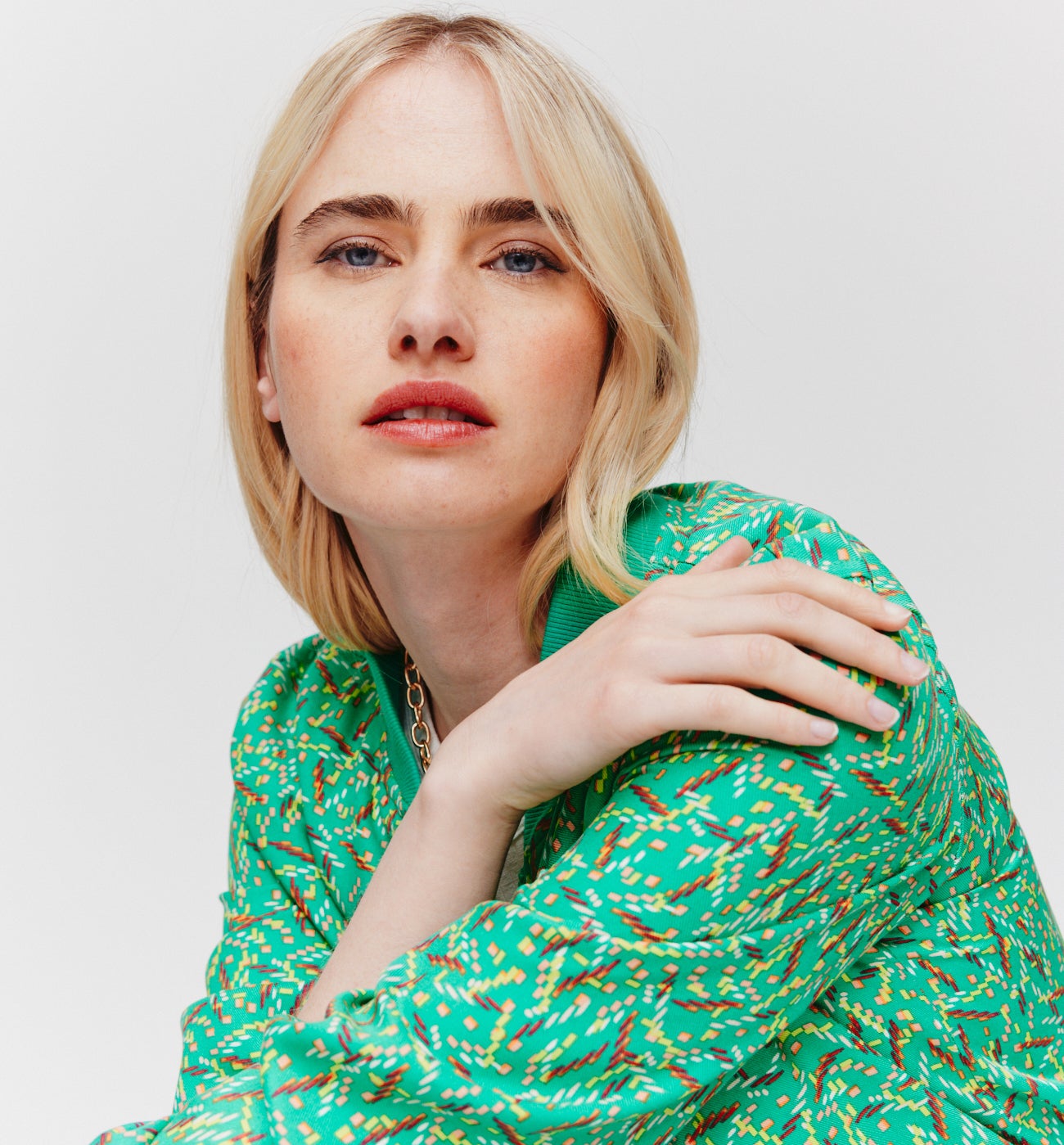 Bomber imprimé Femme - Imprimé vert