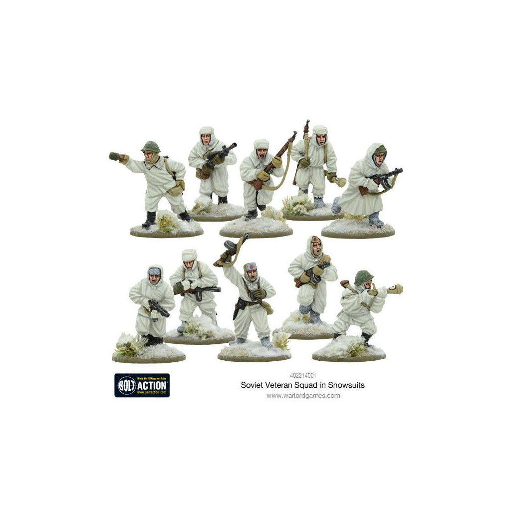 Bolt Action - Soviet Veteran Squad in Snowsuits