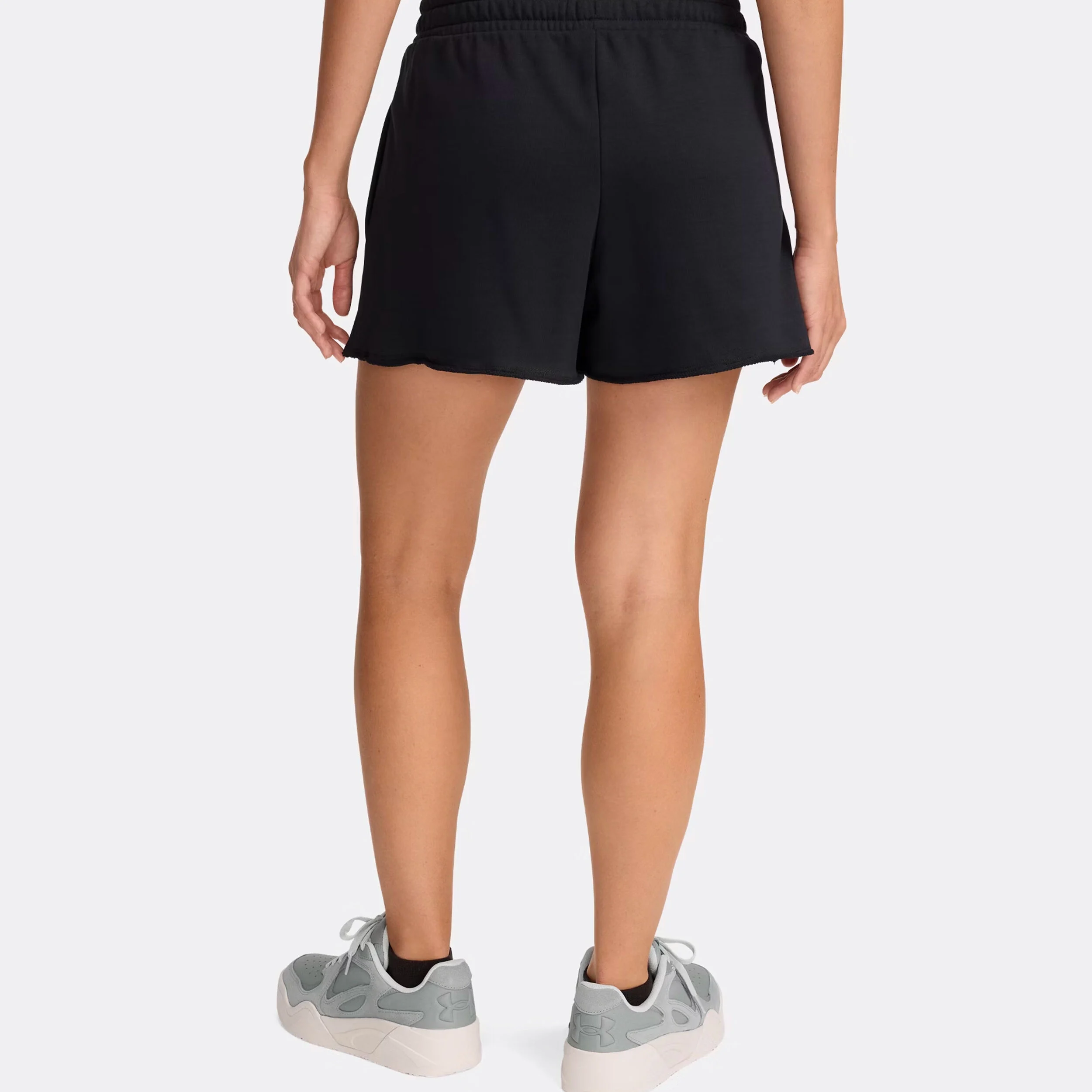 Under Armour Rival Terry Short Avec Poche-balles Femmes - Noir