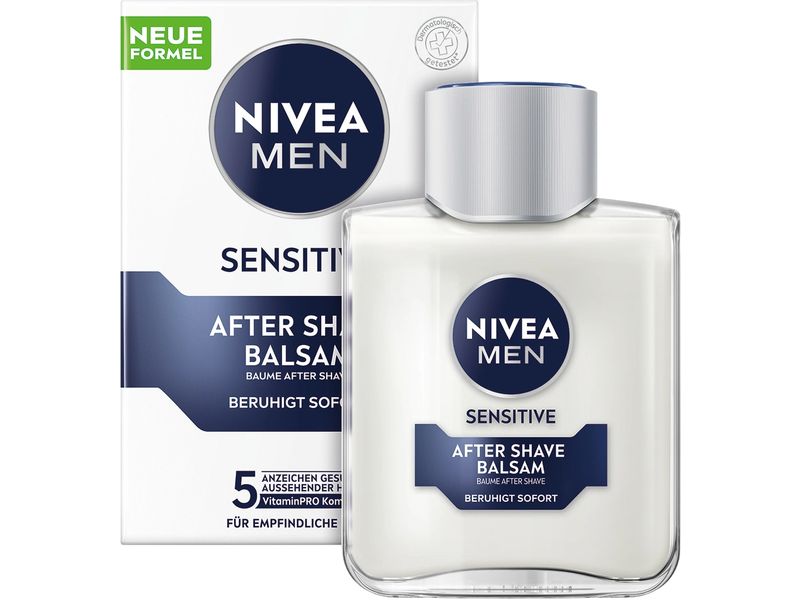 NIVEA MEN After Shave Balsam Sensitive 100 ml Balsam beruhigt irritierte Haut sanft
