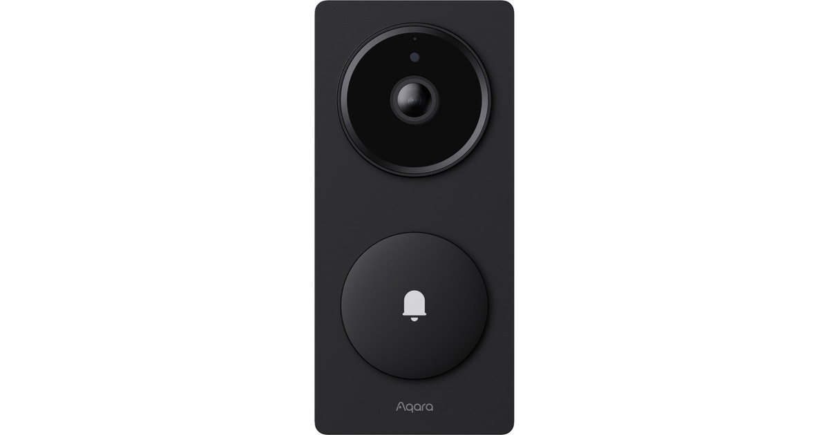 AqaraSlimme Video Deurbel G410 Select  (Zwart, Wifi, Bluetooth, Zigbee, Matter)