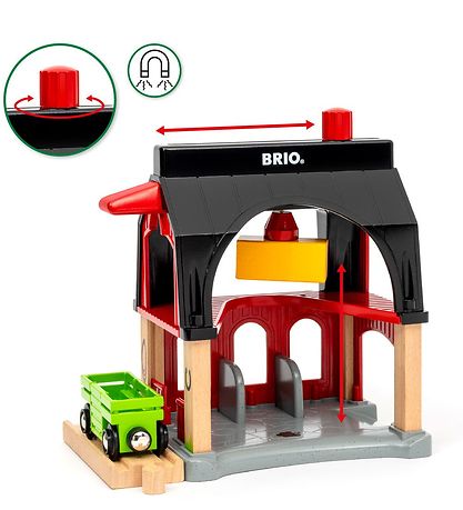 BRIO WoRød Stald Til Dyr - 36012