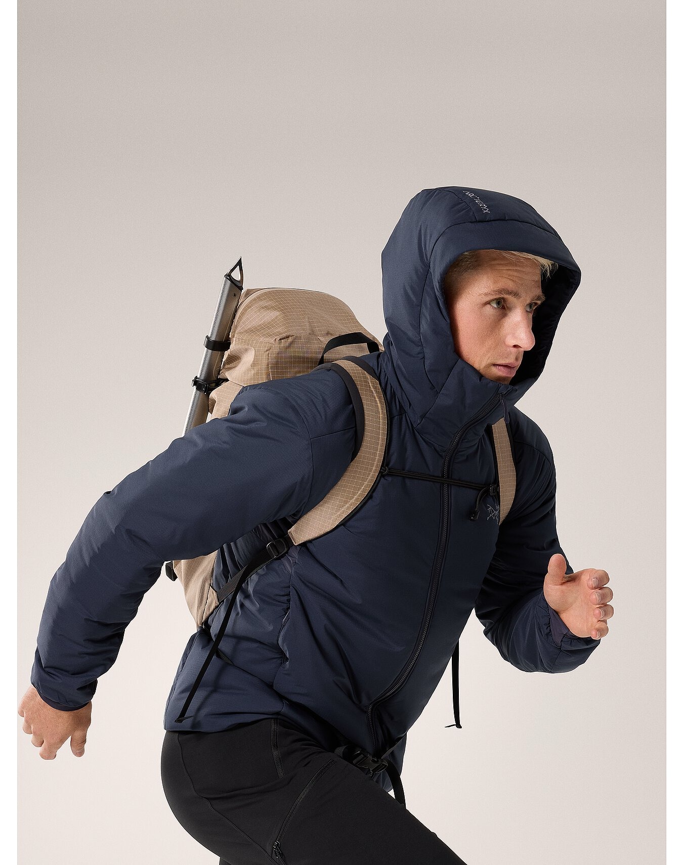 Atom Heavyweight Hoody Herre Black Sapphire