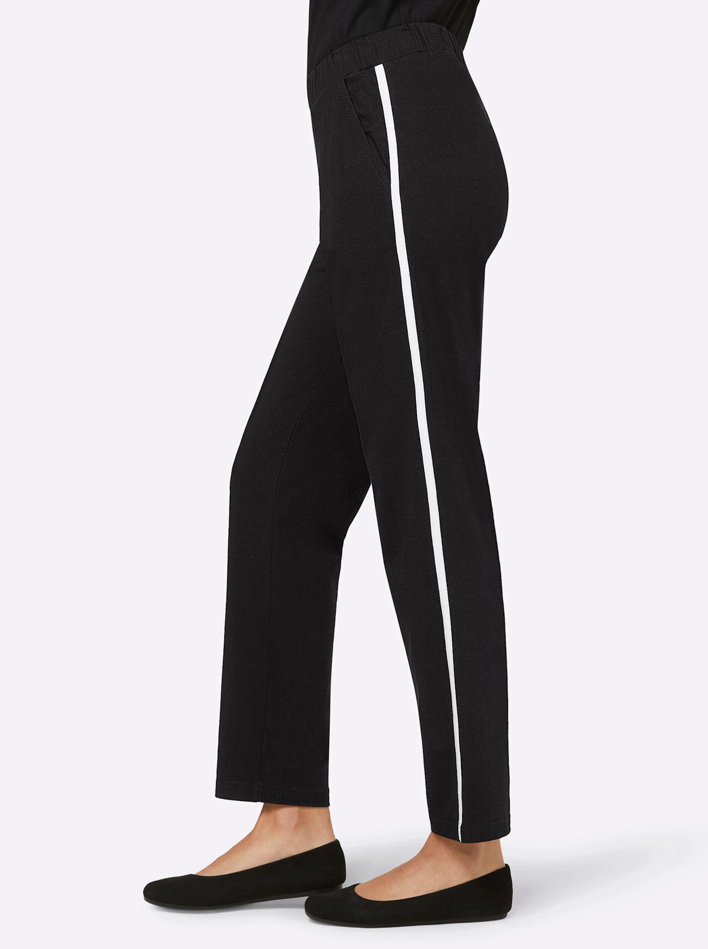 Freizeithose in schwarz