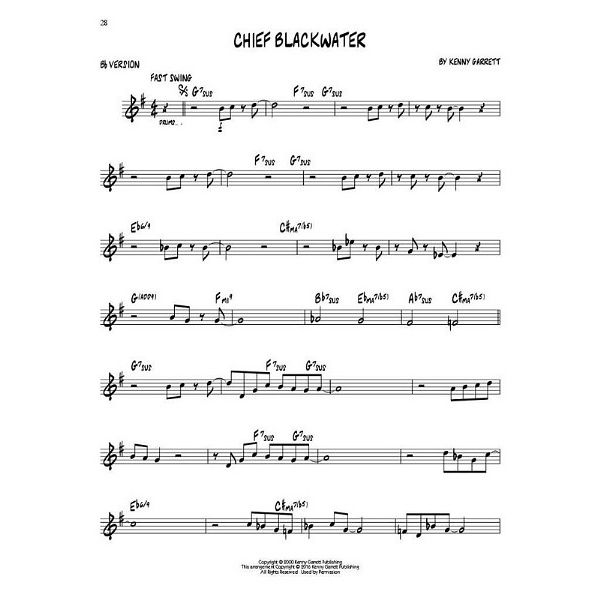 Hal Leonard Jazz Play-Along Kenny Garrett