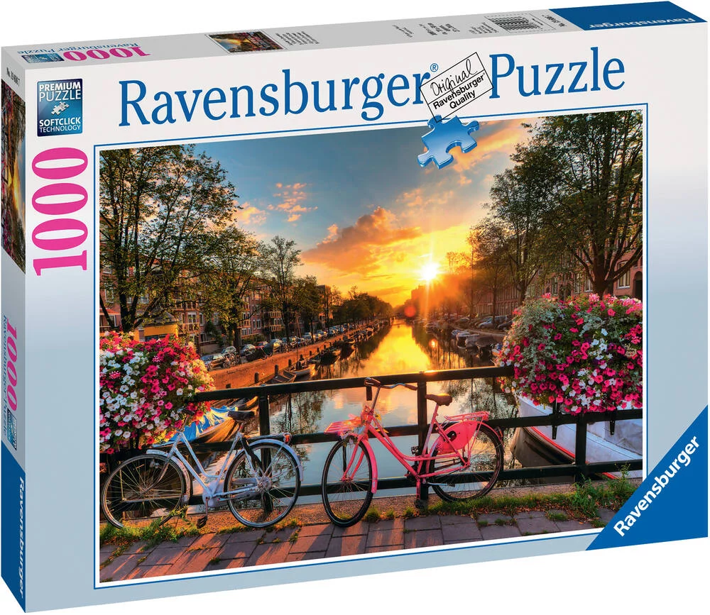 PUZZLE 1000 PIECES VELOS A AMSTERDAM
