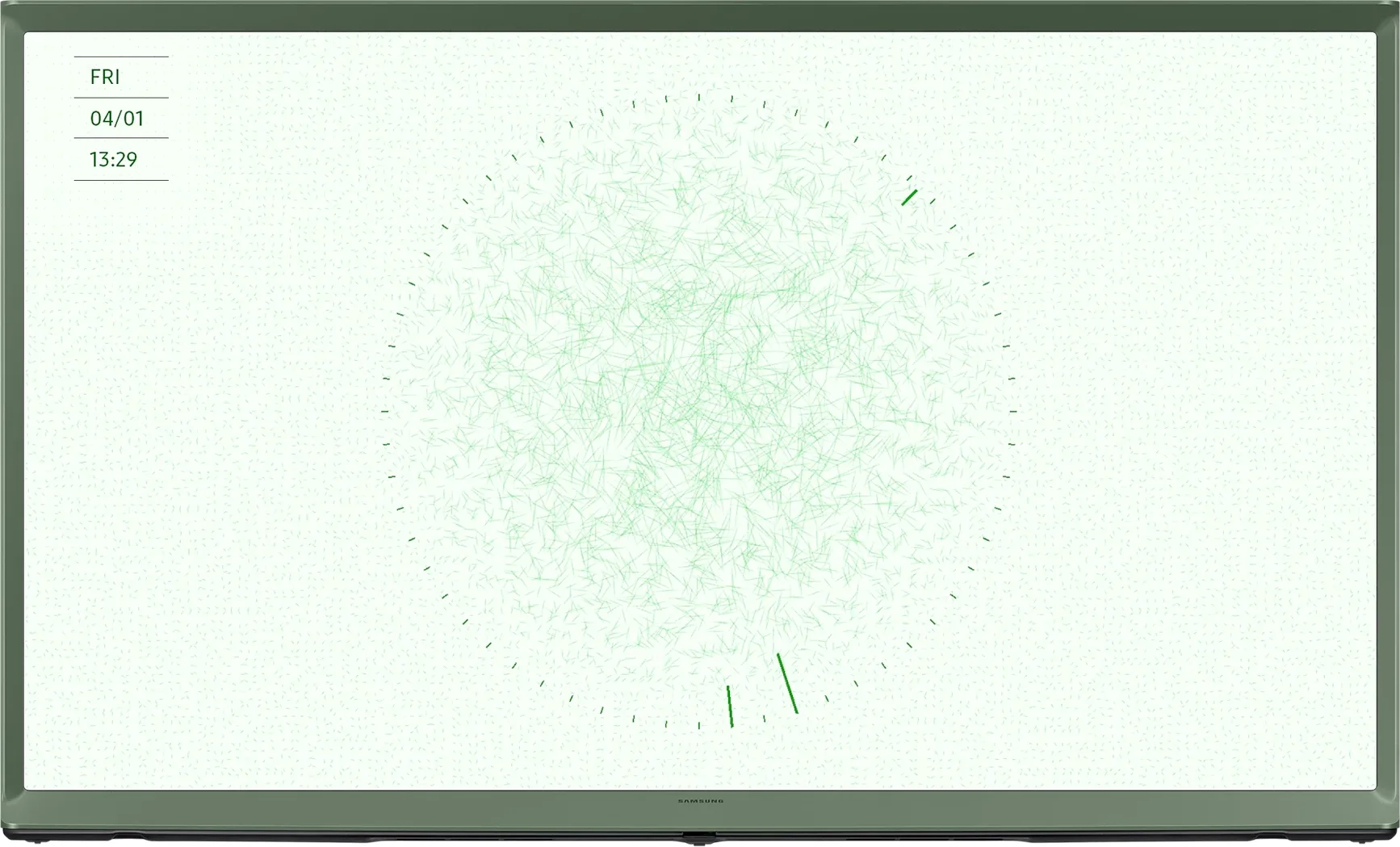 Samsung The Serif 2024 TQ50LS01D Vert Lifestyle TV