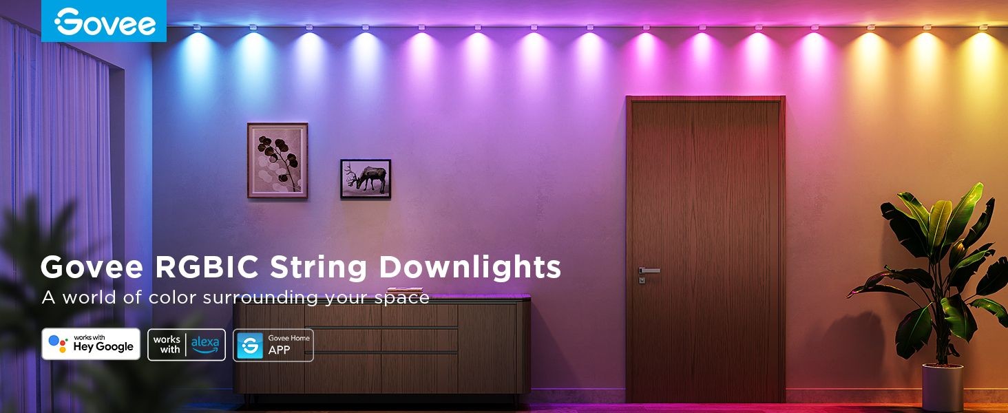 Govee - RGBIC Snor Downlights (3m)