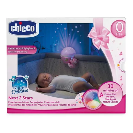 Chicco Sternenhimmel Projektor mit Musik rosa