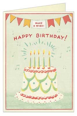 Cake Make a Wish Card