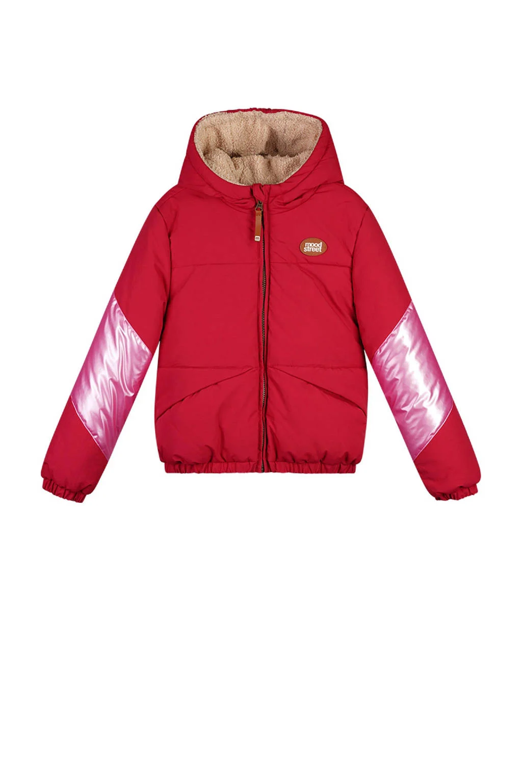 Moodstreet gewatteerde jas rood