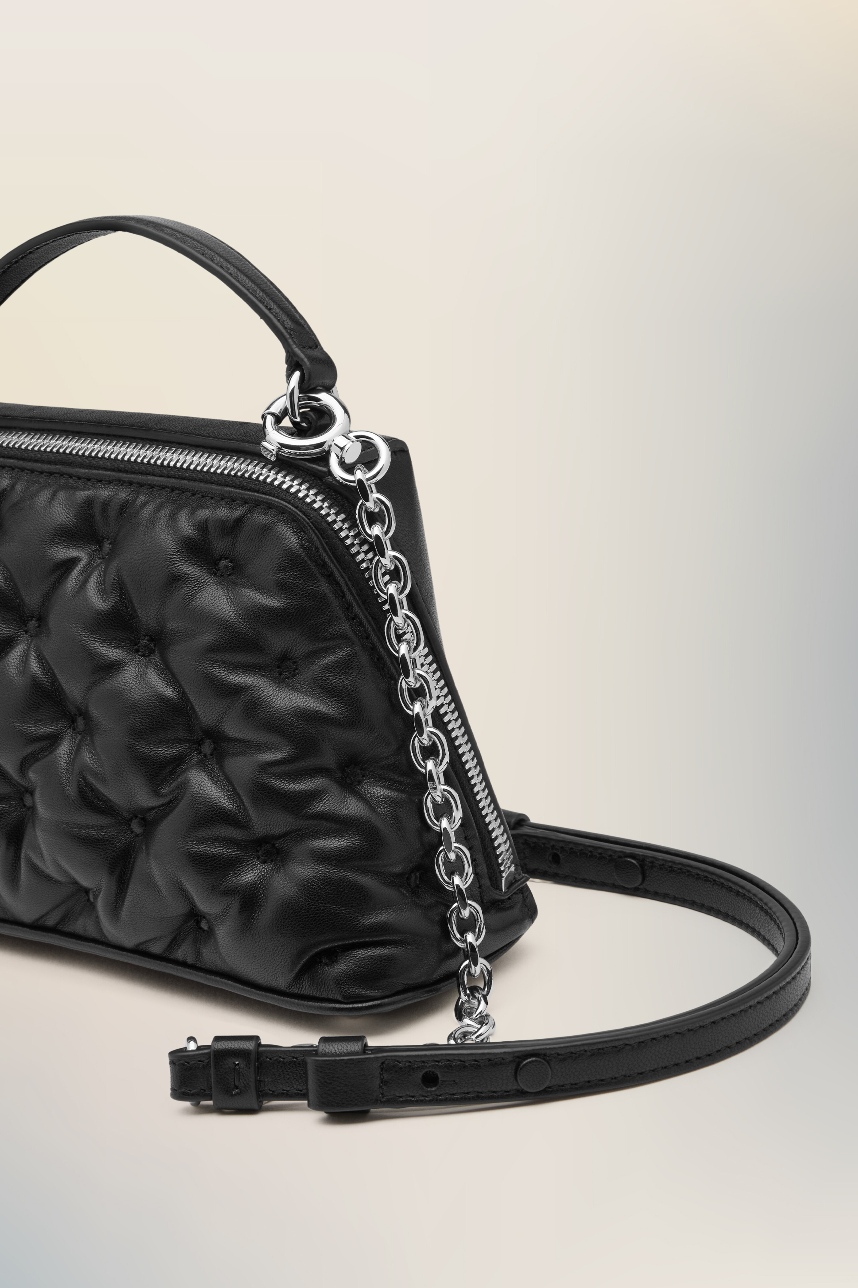 Glam Slam Trapezoid Bag Noir