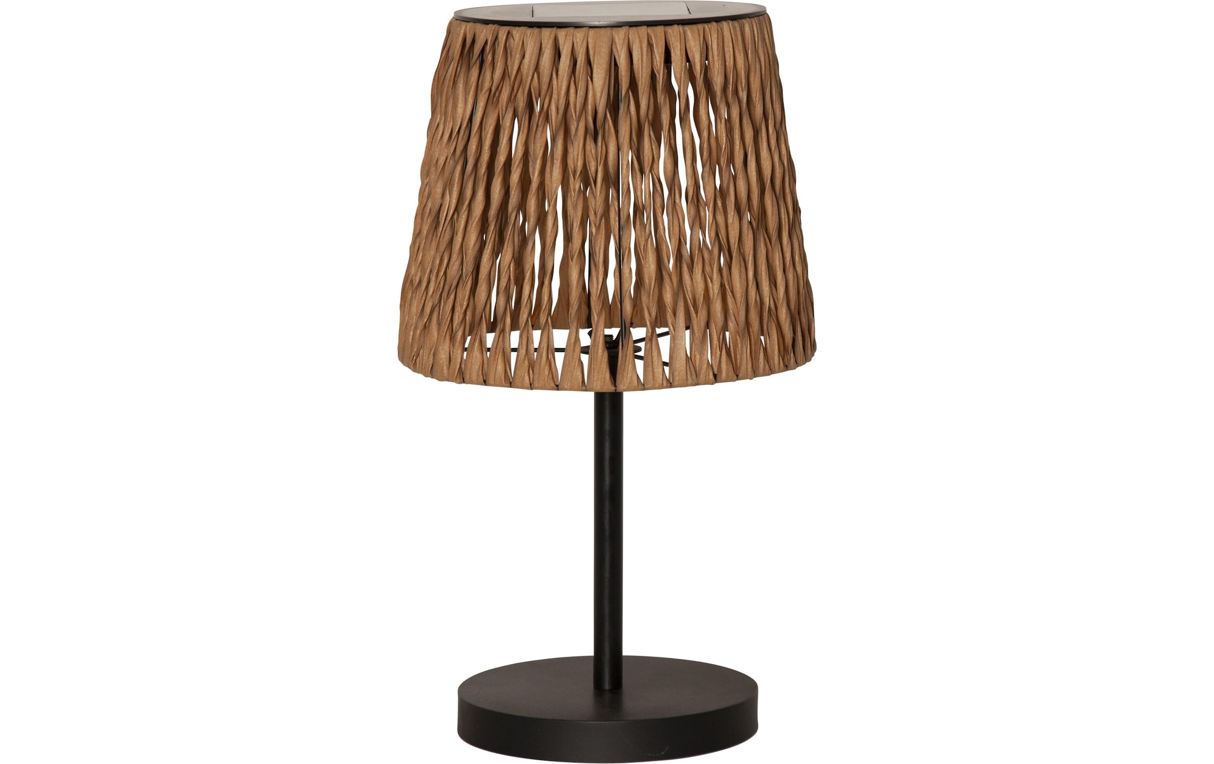 Parforce Traditional Hunting Tischleuchte »Solar Cesta, 48 cm, Braun/Schwarz« Warmweiss