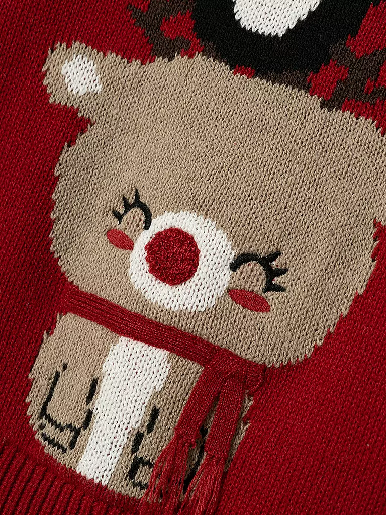 NAME IT Mädchen Pullover NMFRIJULLE rot