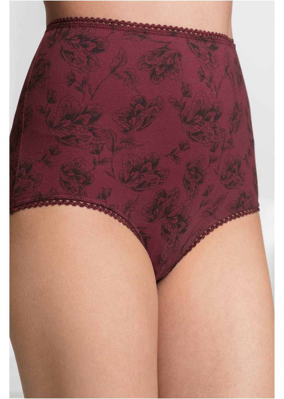 Lot de 4 slips taille haute