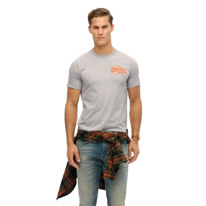 Superdry Vintage Logo Embroidered Relaxed Shirt Heren