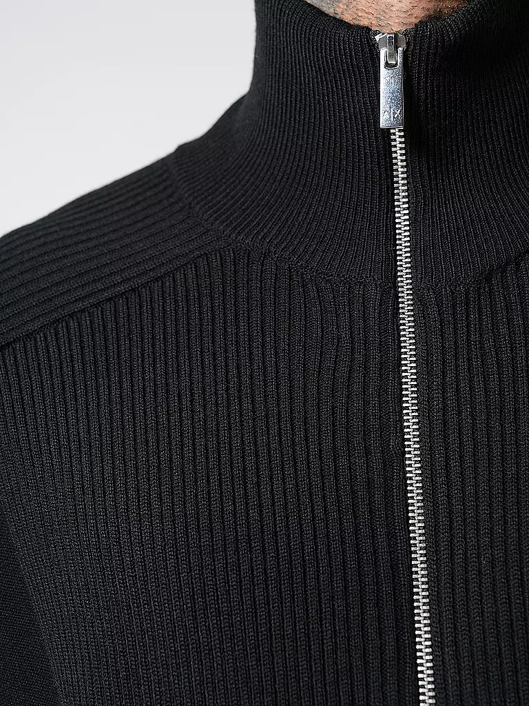 ARMANI EXCHANGE Strickjacke  schwarz