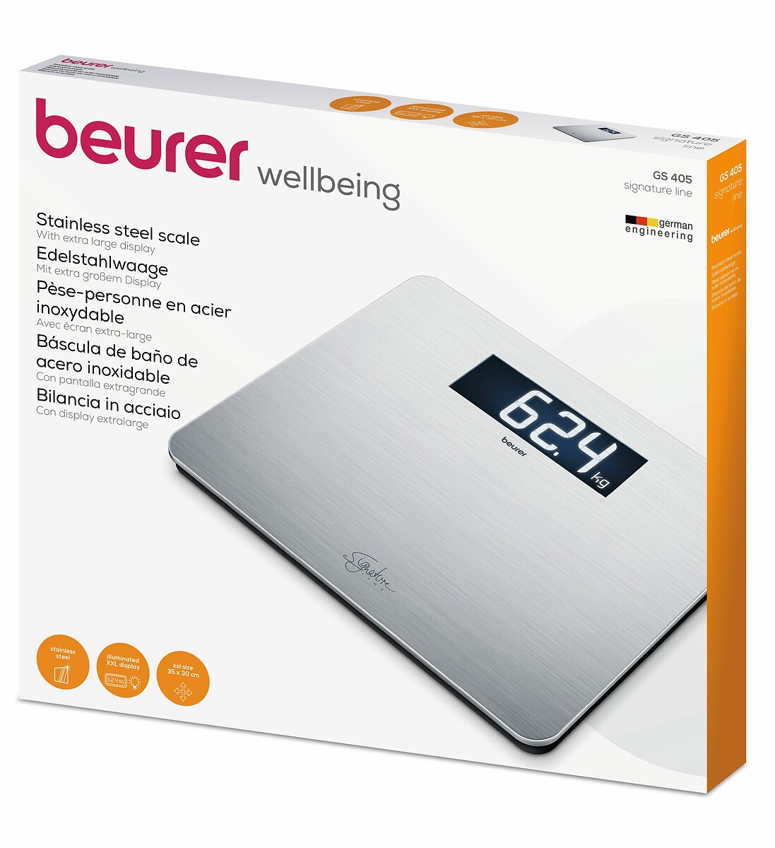 Balança pessoal Beurer Signature Line GS405