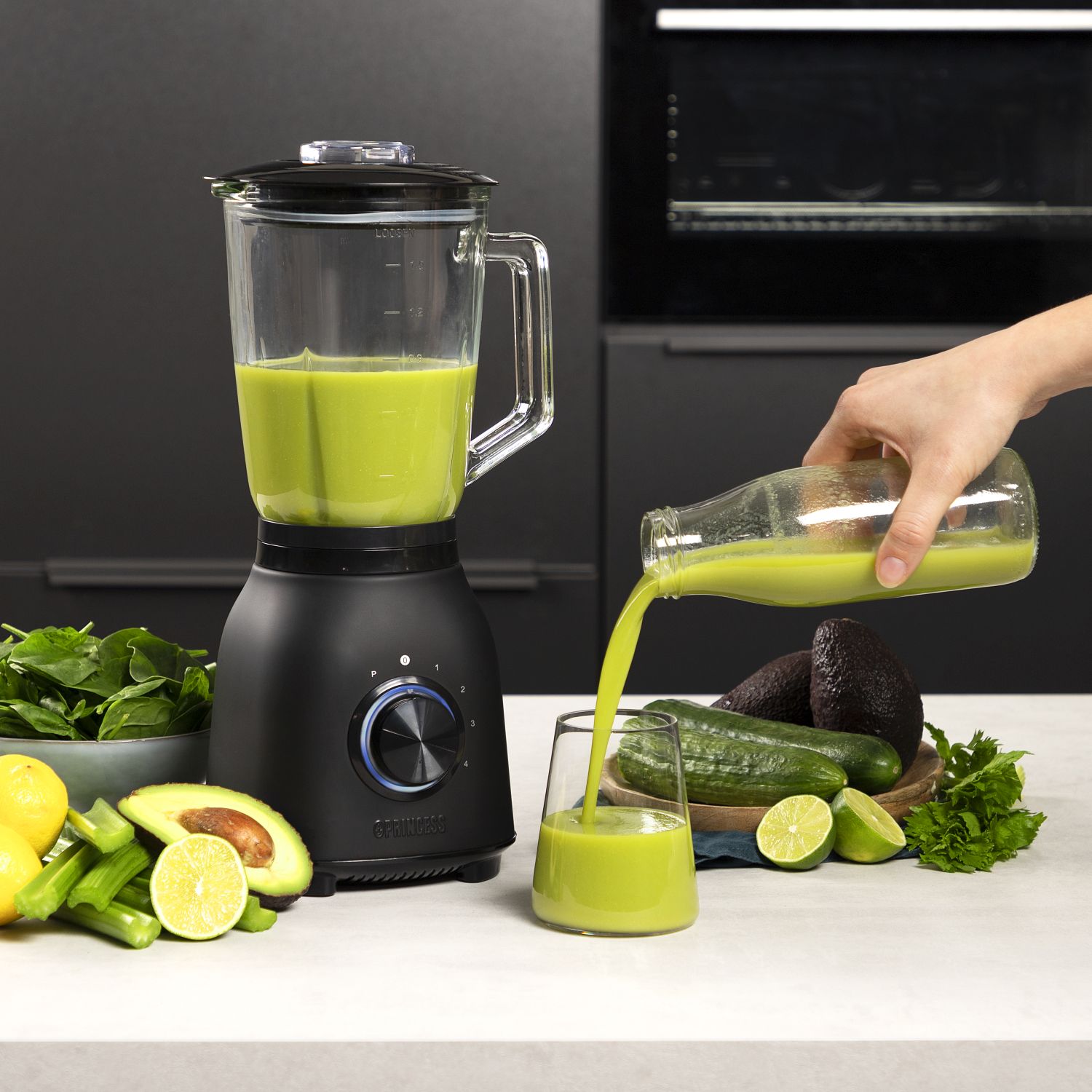 Princess 212092 Black Steel 1000 blender