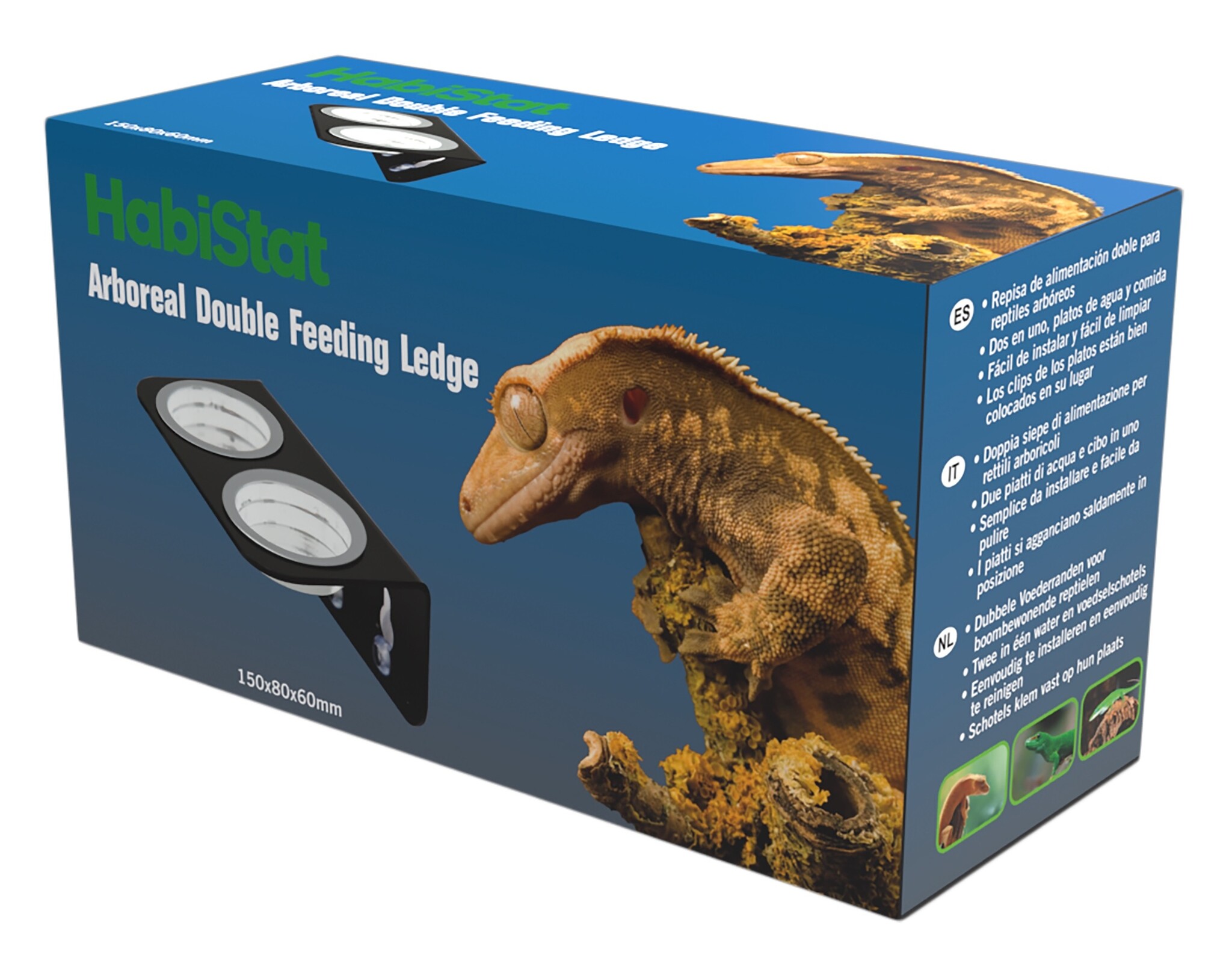 Habistat Arboreal Feeding Ledge Dubbel