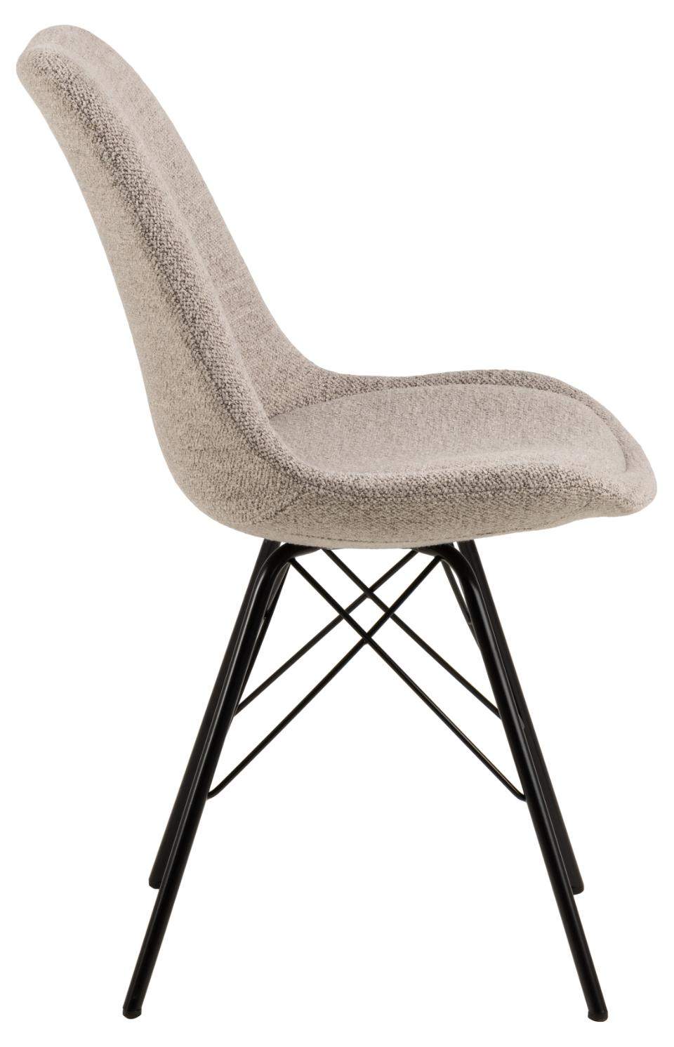 Eetkamerstoel Bradford beige bouclé - set van 2