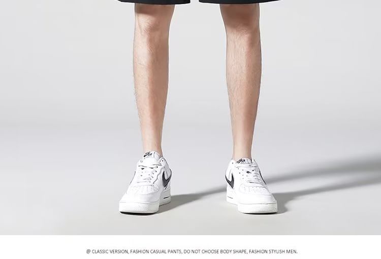 farrahces - Effen shorts met wijde pijpen en trekkoord in de taille